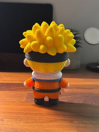 Naruto Uzumaki - Figura Crochet 3D