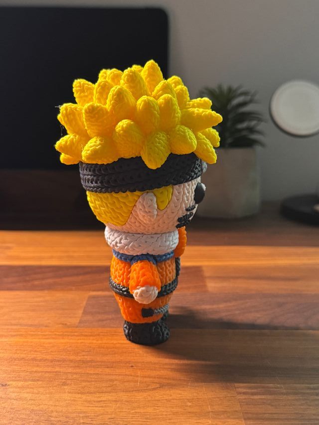 Naruto Uzumaki - Figura Crochet 3D