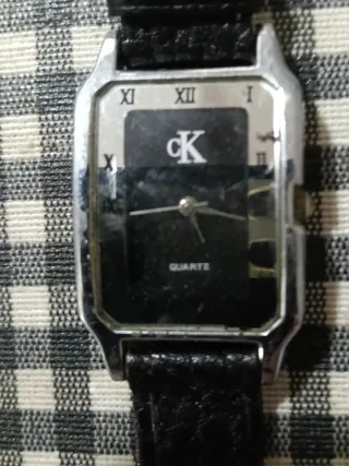 Reloj Calvin Klein Negro y Plateado