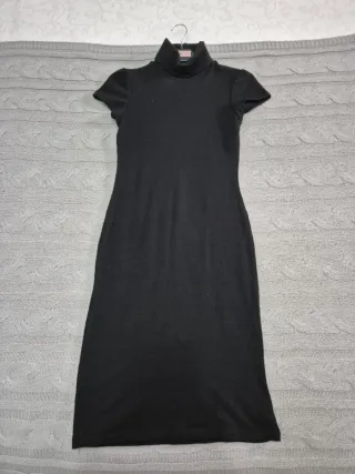 Vestido de punto negro