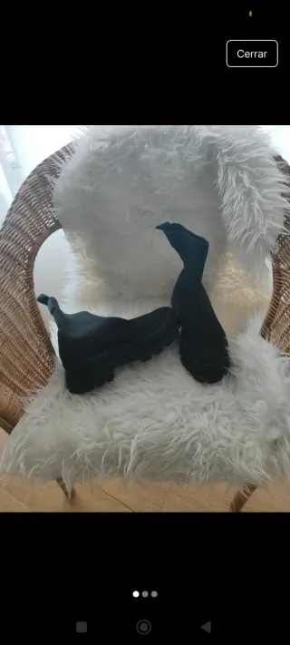 Botines elásticos negros