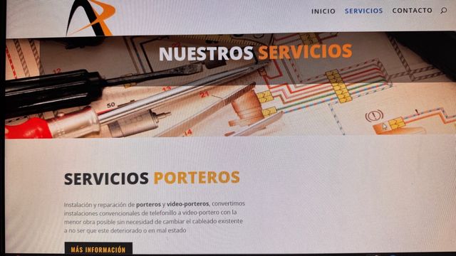 venta página web de antenas y porteros
