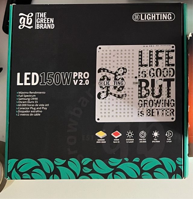 Panel LED 150W Pro V2.0 The Green Brand