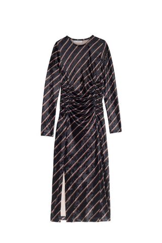 Vestido Kling Terciopelo Rayas Talla S