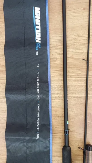 Caña de pesca Feeder más carrete.