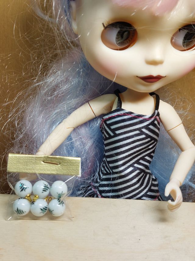 6 Bolas Navidad Escala 1:6 Blythe