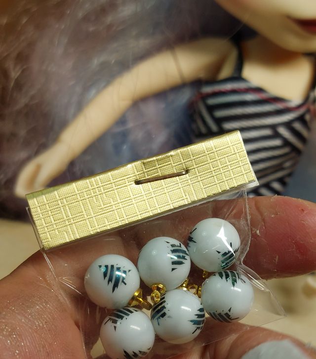 6 Bolas Navidad Escala 1:6 Blythe