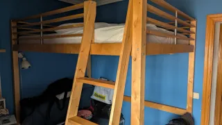 Litera de madera 154 cm