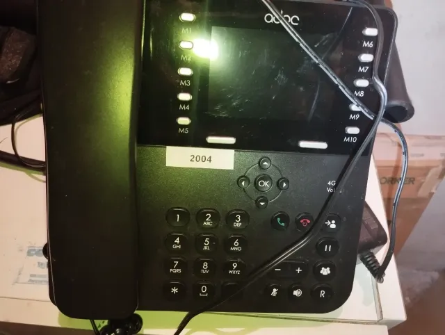 Telefono AC Nero Centrale