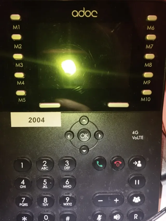 Telefono AC Nero Centrale