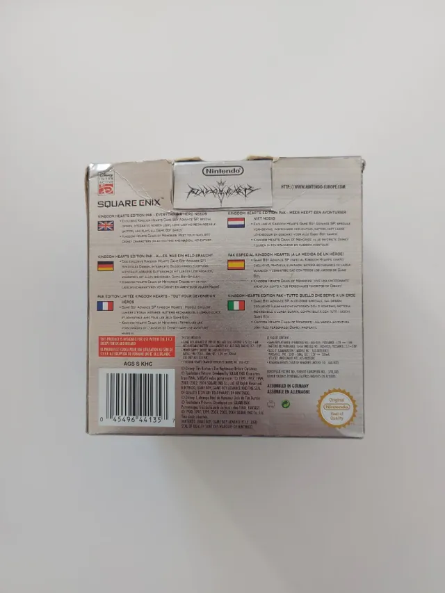 Game Boy Advance SP Kingdom Hearts Edición