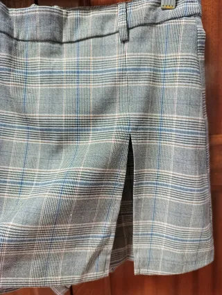 Minifalda pantalón Stradivarius cuadros