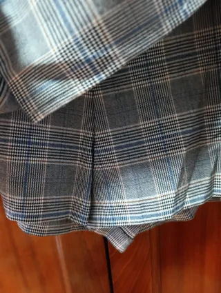 Minifalda pantalón Stradivarius cuadros