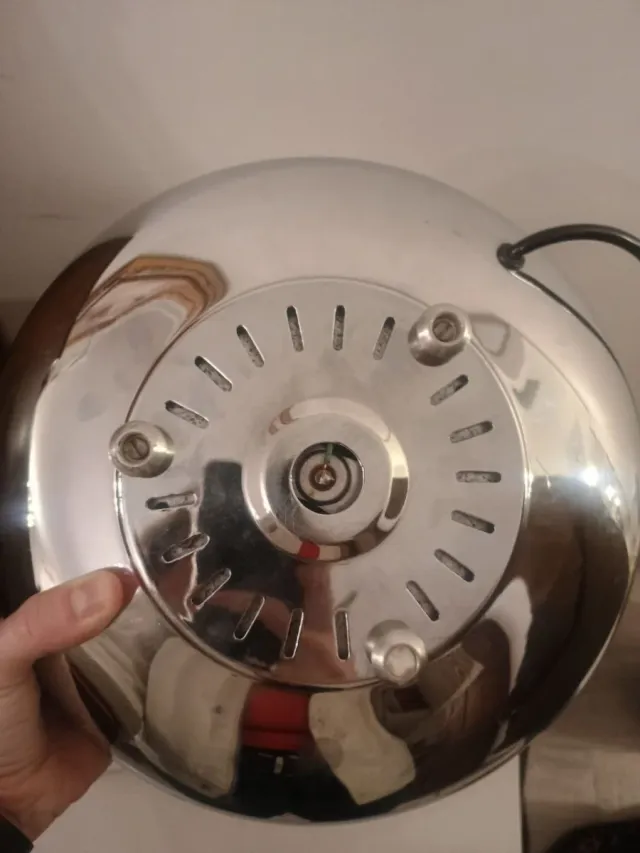 Lámpara Óptica Vintage Fibra Óptica Rosa/Plata