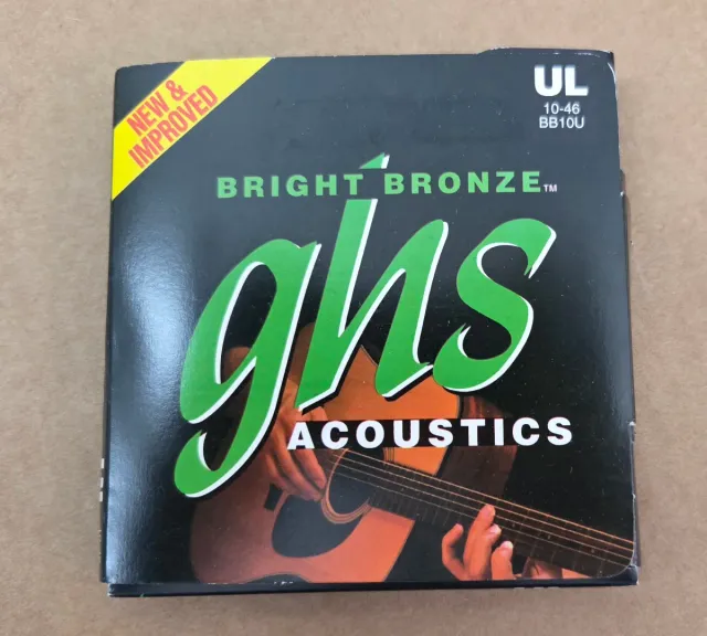 Cuerdas guitarra acustica GHS Bright Bronze 10-46