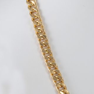 Cadena barbada de oro 18k 750 50cm