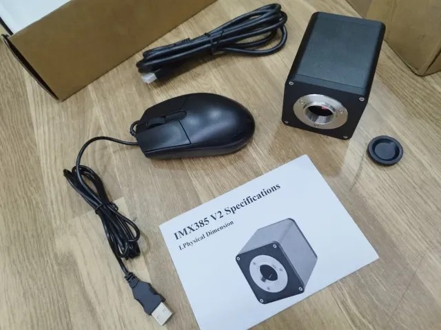 Sensor Microscopio Industrial Sony IMX385 V2