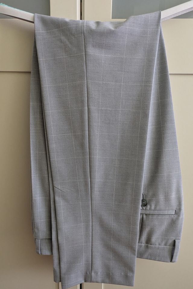 Traje MNG Tailored Gris Claro Talla L