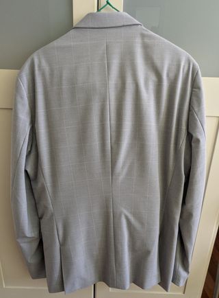 Traje MNG Tailored Gris Claro Talla L