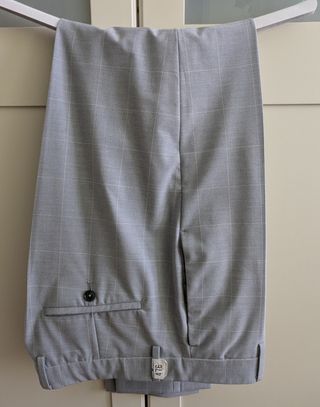 Traje MNG Tailored Gris Claro Talla L