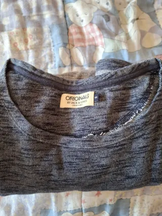 Jersey Jack & Jones Azul y Gris