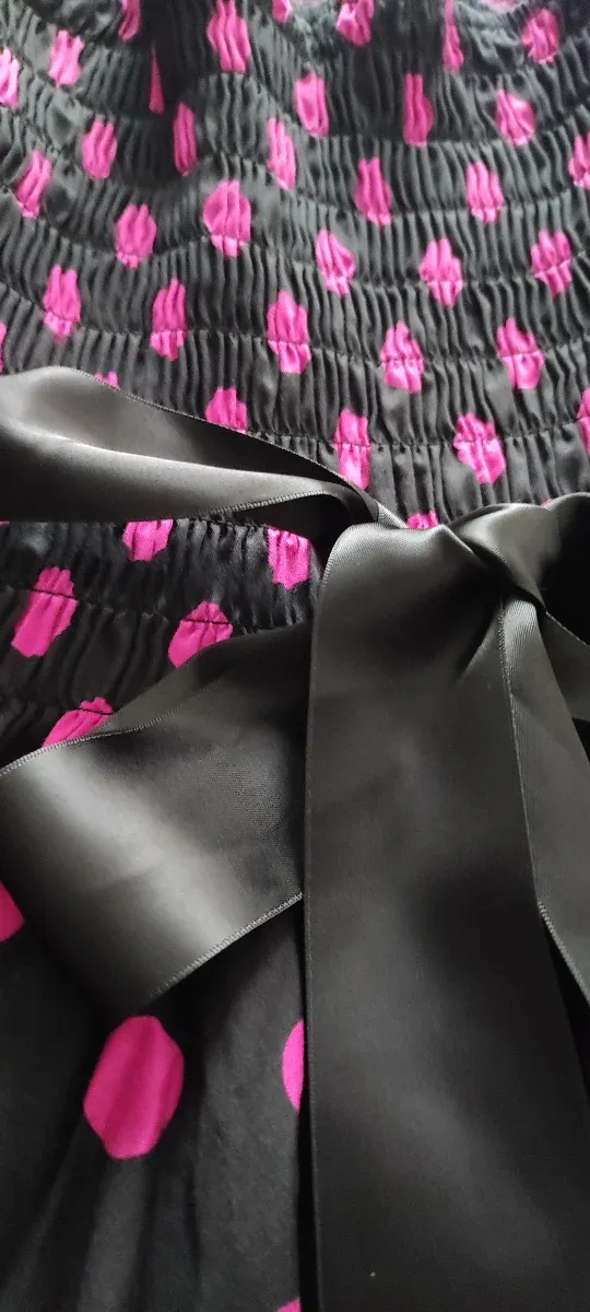 Vestido corto H&R London lunares. Talla L/XL nuevo