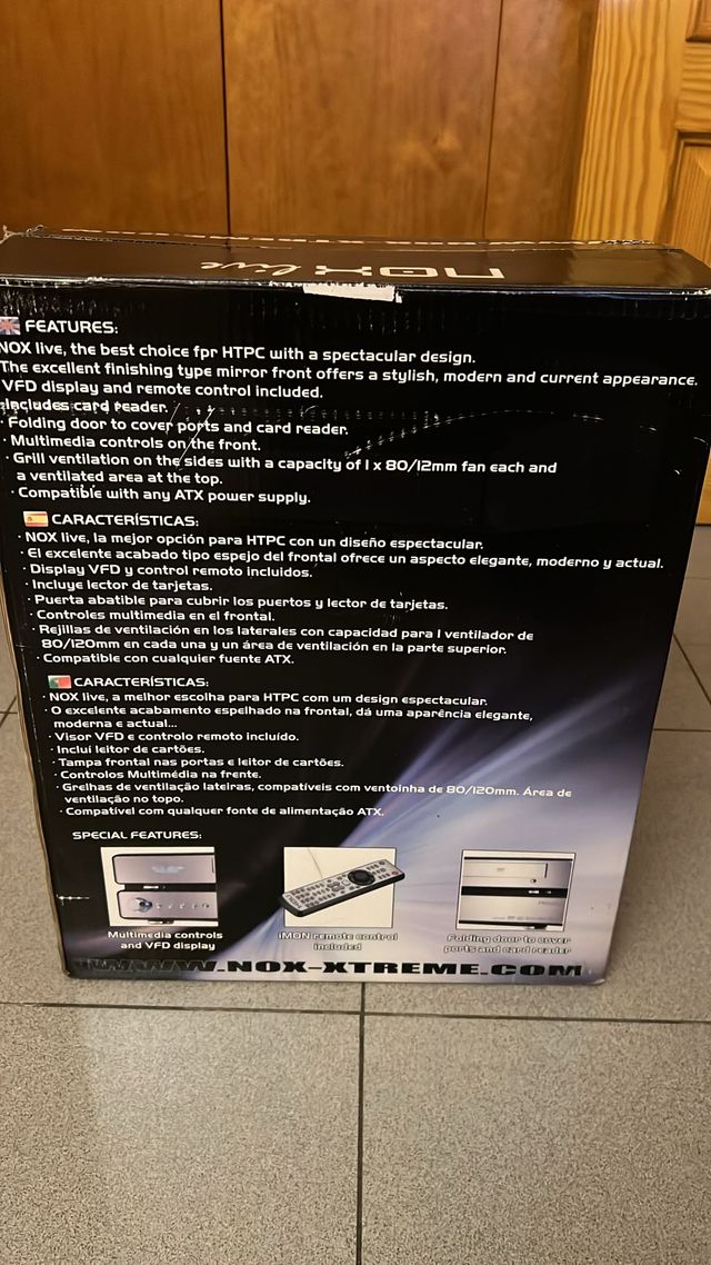 Caja NOX Live Media Center Nueva sin estrenar