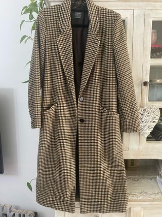 Cappottino Primark a quadri beige/marrone tg 42 IT