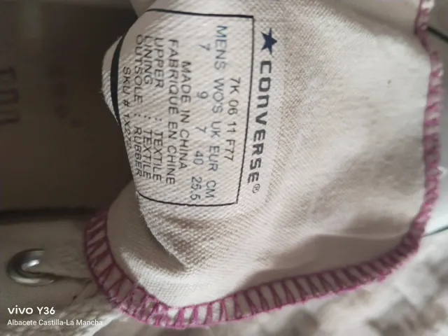 Botas Converse Rosas Talla 40