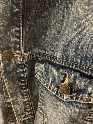 Chaqueta vaquera militar Bershka Talla L