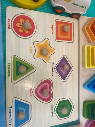Lote juguetes bebé rompecabezas cerraduras