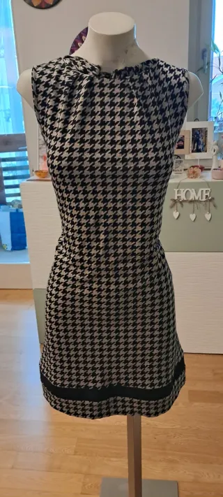 Abito caldo fantasia pied de poule