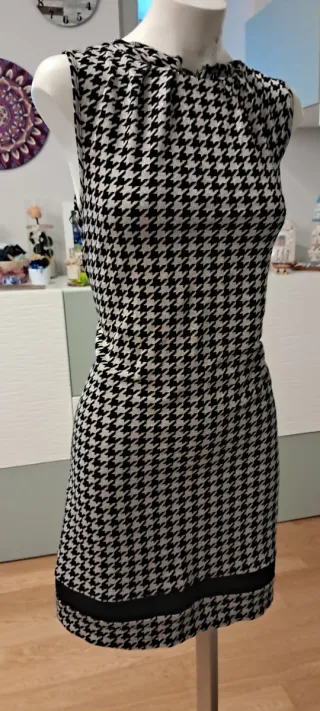 Abito caldo fantasia pied de poule