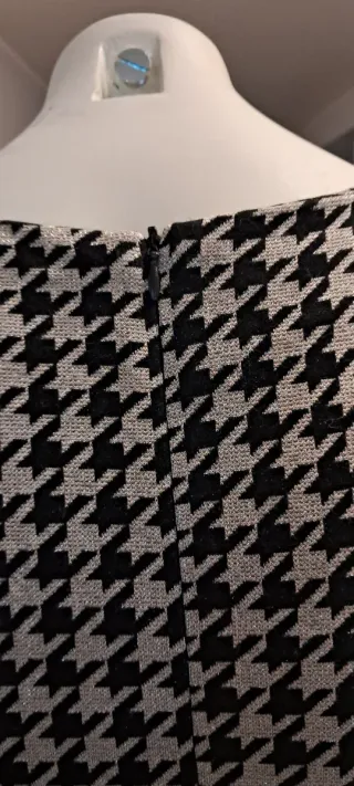 Abito caldo fantasia pied de poule