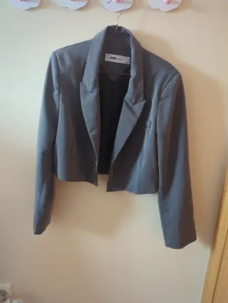 Americana corta FB Sister Gris Talla M