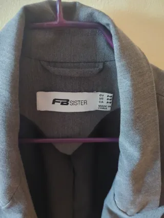 Americana corta FB Sister Gris Talla M