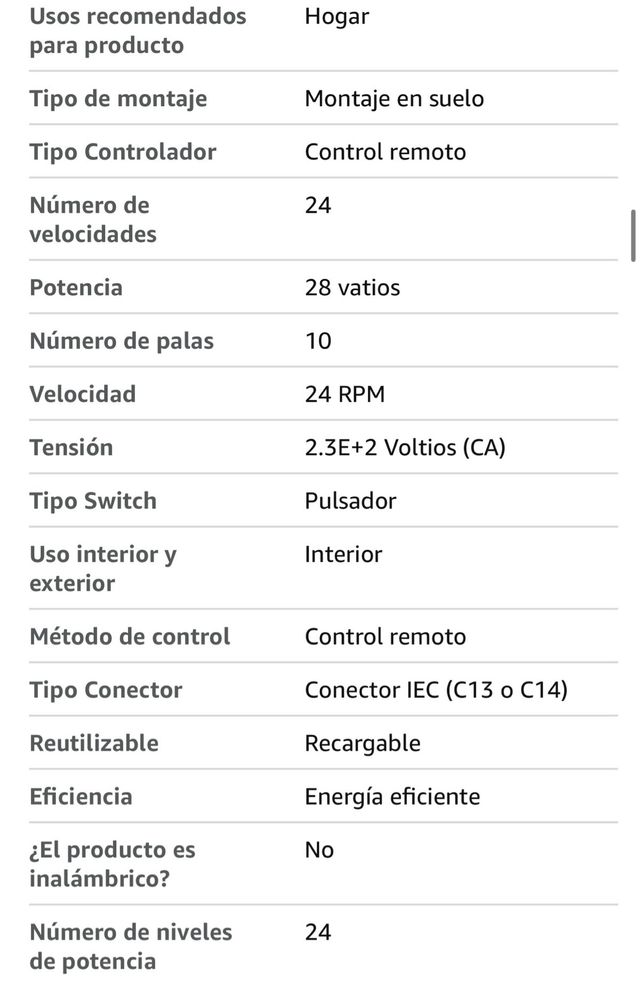 Cecotec Ventilador Pie con Mando Oro/Blanco