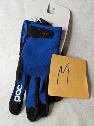 Guantes POC Talla M Azul y Negro