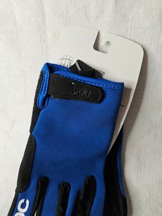 Guantes POC Talla M Azul y Negro