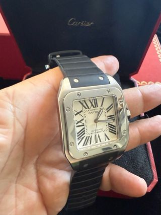 Reloj Cartier Santos 100 XL