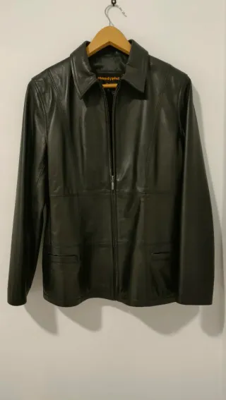 Chaqueta Piel Negra Mujer Mundypiel