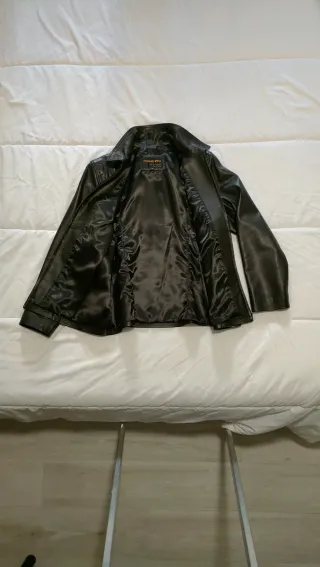 Chaqueta Piel Negra Mujer Mundypiel