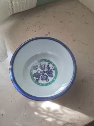 Set antipasto 4 stagioni porcellana e vimini