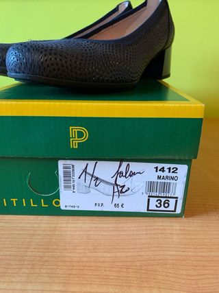 Zapatos de salón Pitillos azul