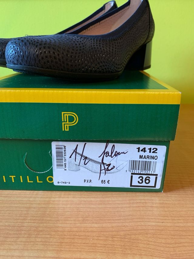 Zapatos de salón Pitillos azul