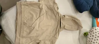 Giacca neonato beige con cappuccio