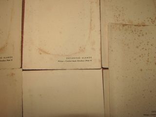 Lote 21 postales fototipia Málaga estudios Álamos