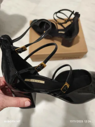 Zapatos Charol Corina Tacón