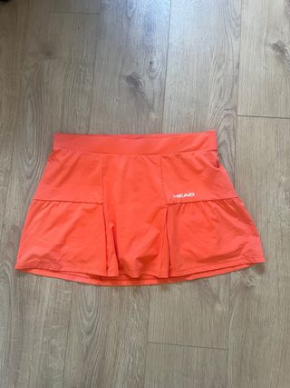 Falda deportiva Head color coral