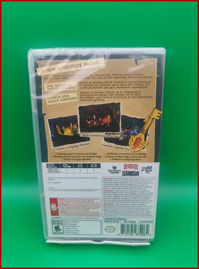 Return to Monkey Island Switch (Sigillato)